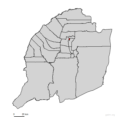 Administrative map locating Mahenge ward within Ulanga District, Morogoro Region